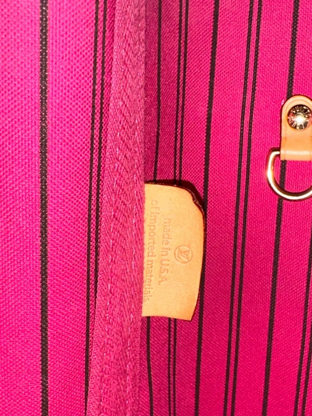 Louis Vuitton Brown Monogram Canvas Neverfull PM Tote with Magenta Interior - Picture 11 of 15